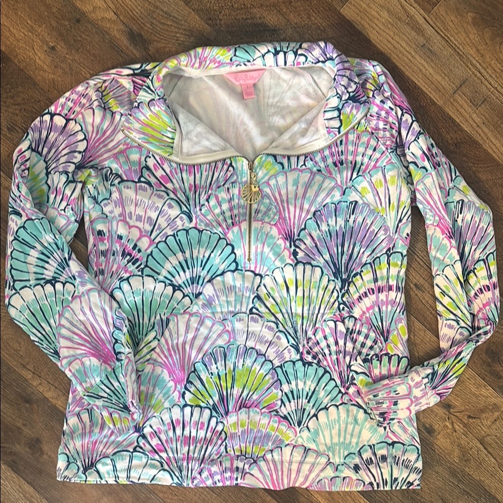 Lilly Pulitzer Shell Yeah Popover Size S
